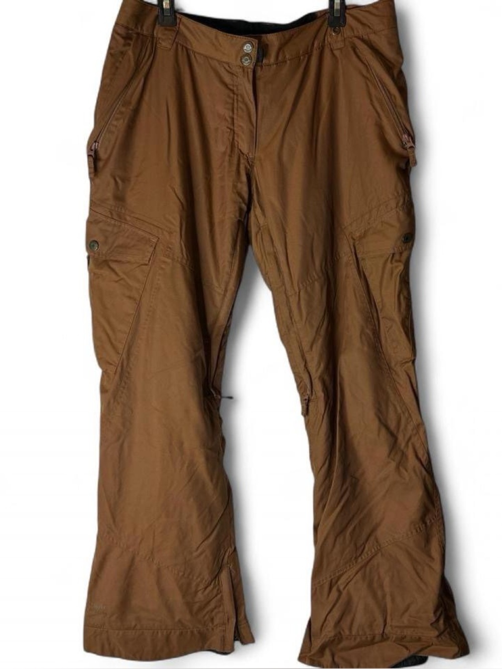 PWDR ROOM brown mens fully lined ski snow winter sports pants
